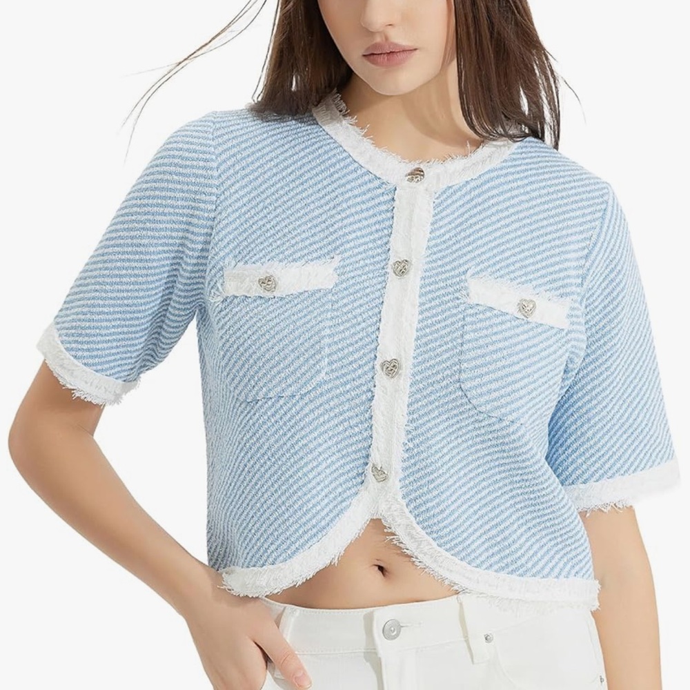 Urban Revivo Short Sleeve Cardigan